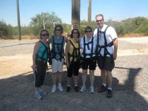 Kate Perrin and Boss Ladies Tackle Zipline
